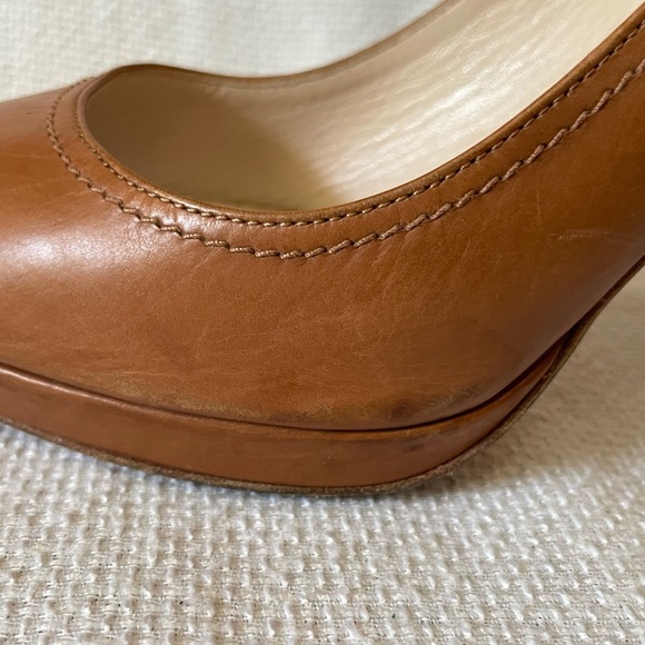 Prada tan peep toe shoes - Picture 9 of 12
